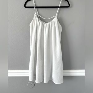 Forever 21 mini flowy white dress